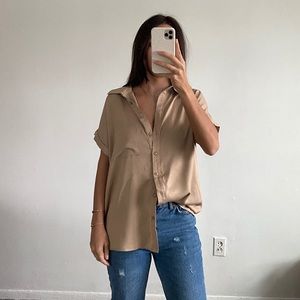 SHORT SLEEVE BUTTON DOWN FROM LULUS